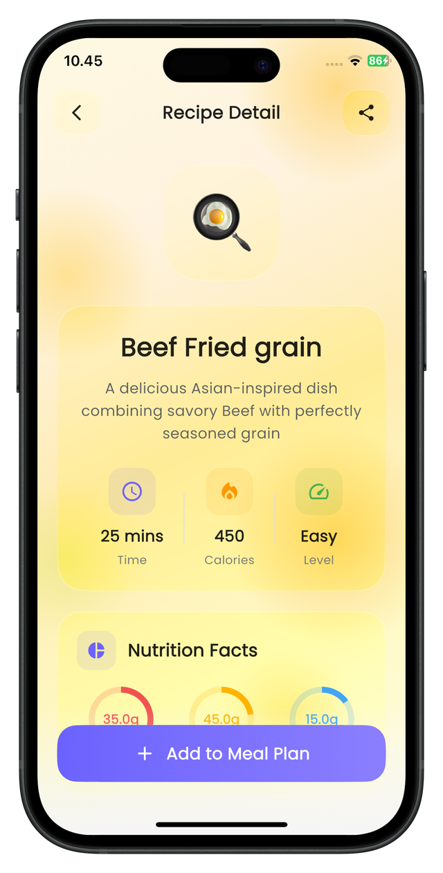 AI-Generated Meal Recipes